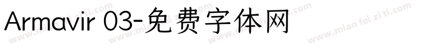 Armavir 03字体转换